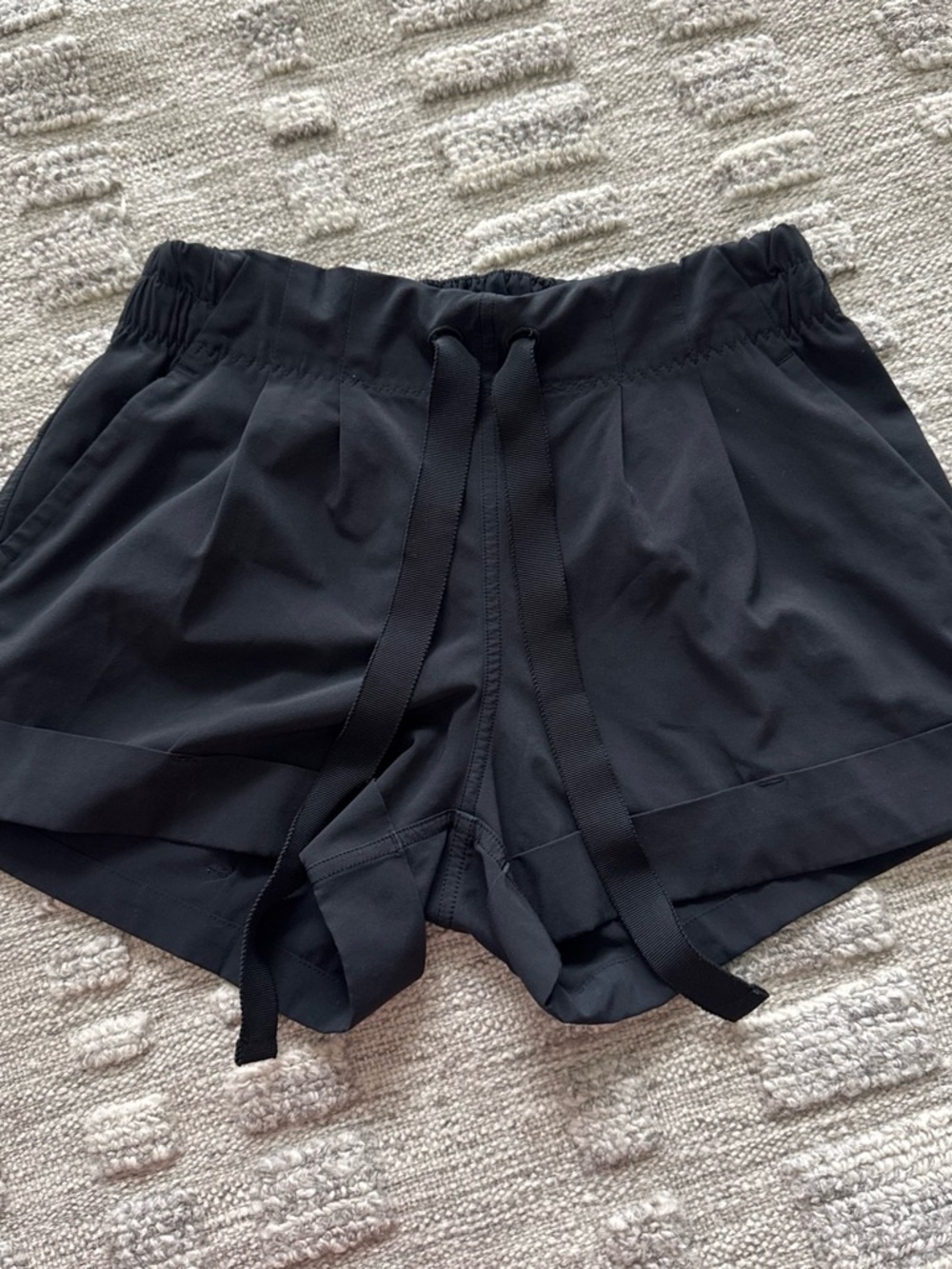 lululemon athletica Black Athletic Drawstring Shorts